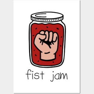 Fist Jam - Climbing Pun Posters and Art